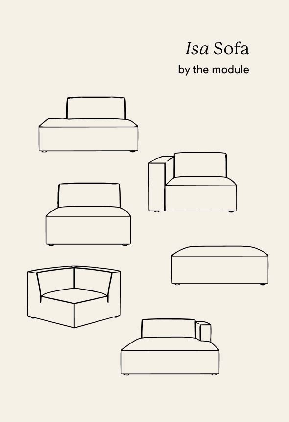 Modul schäslong höger grå - 6