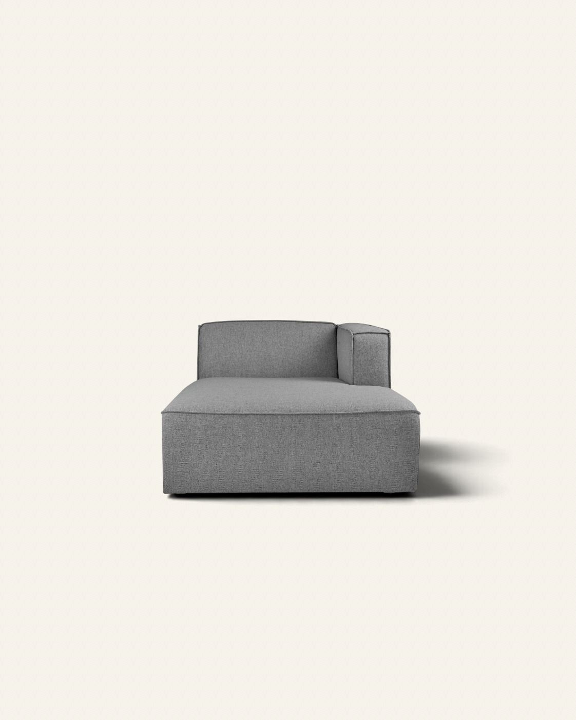Modul schäslong höger grå - 154x114x73 cm grå - 1