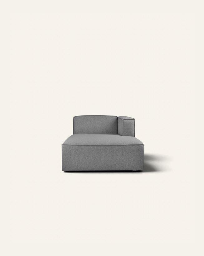 Modul schäslong höger grå - 154x114x73 cm grå - 1