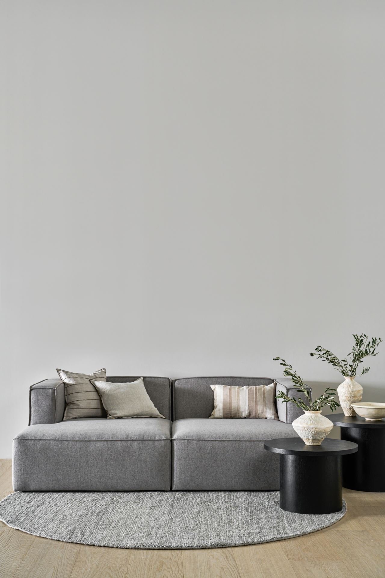 Modulsoffa schäslong höger grå - 6