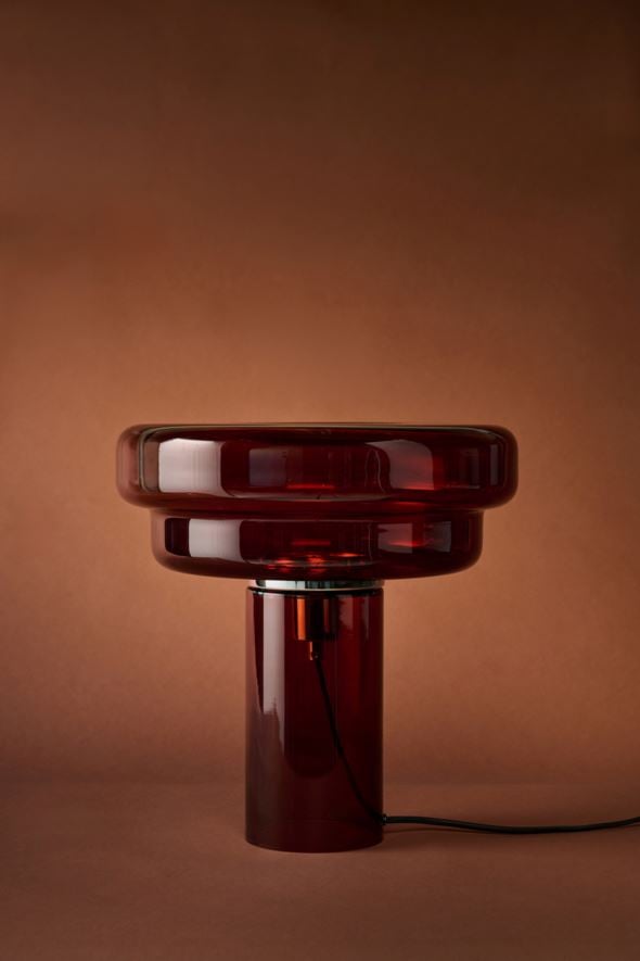 Bordslampa mörkröd - 6