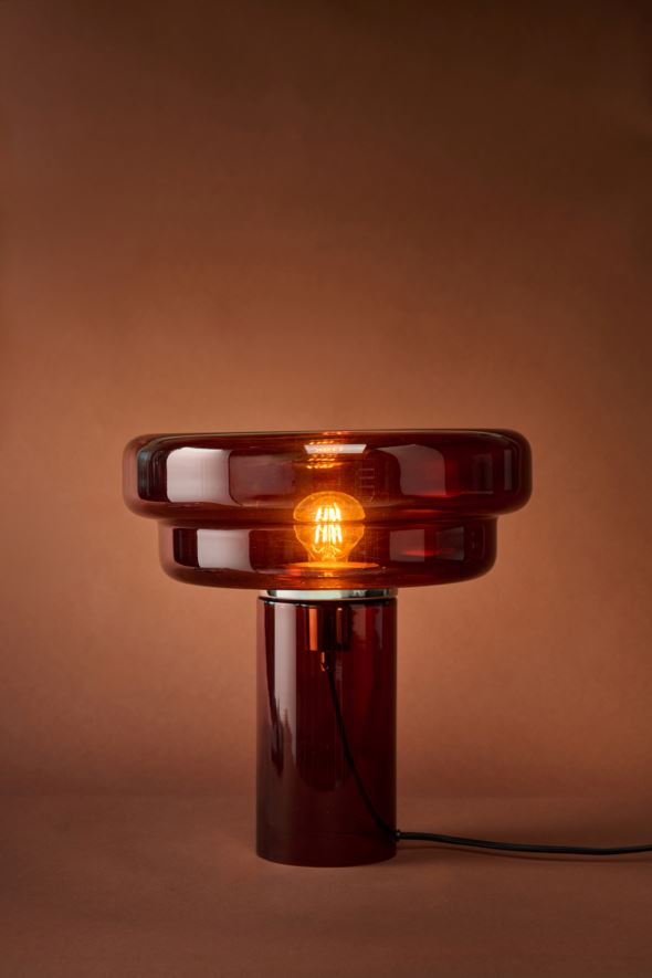 Bordslampa mörkröd - 4