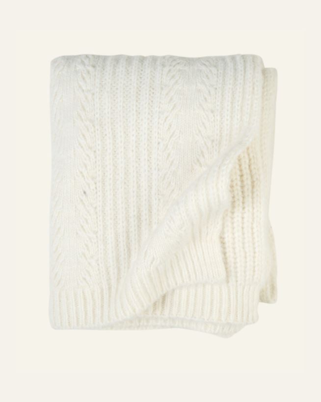 Pläd offwhite - 130x150 cm offwhite - 1