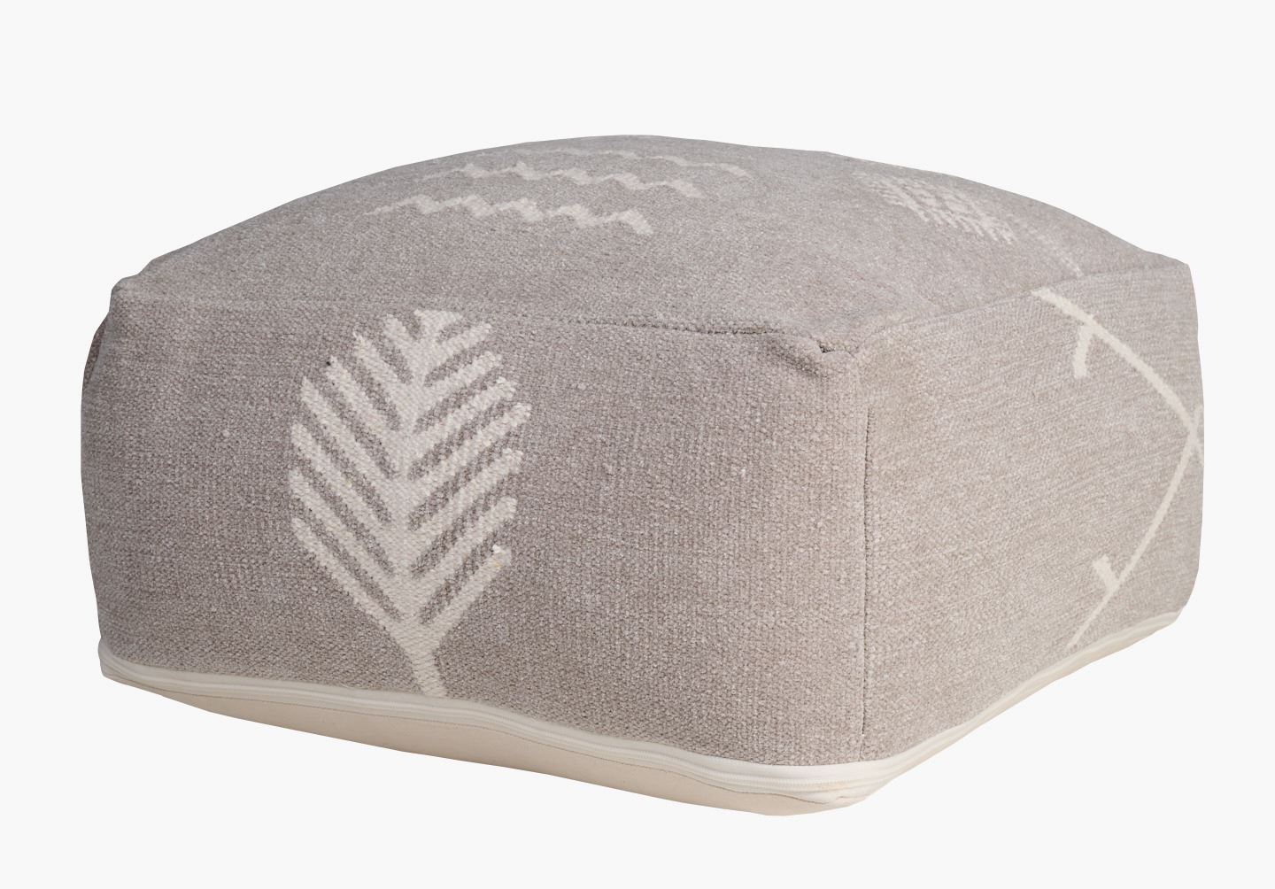 Puff mörk sand - 25x50x50 cm mörk sand - 1