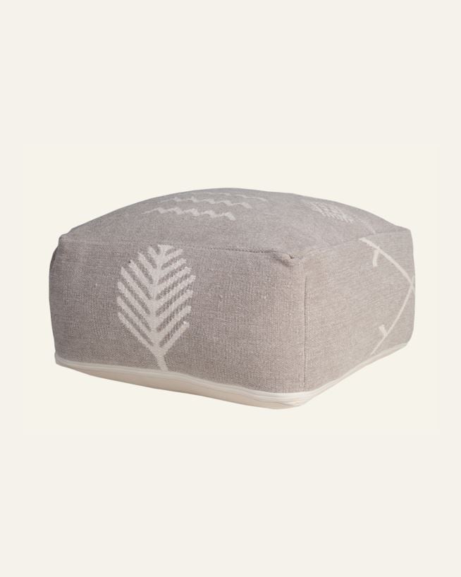 Puff mörk sand - 25x50x50 cm mörk sand - 1