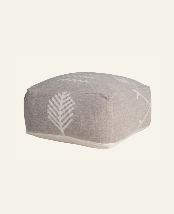 Puff mörk sand - 25x50x50 cm mörk sand - 1