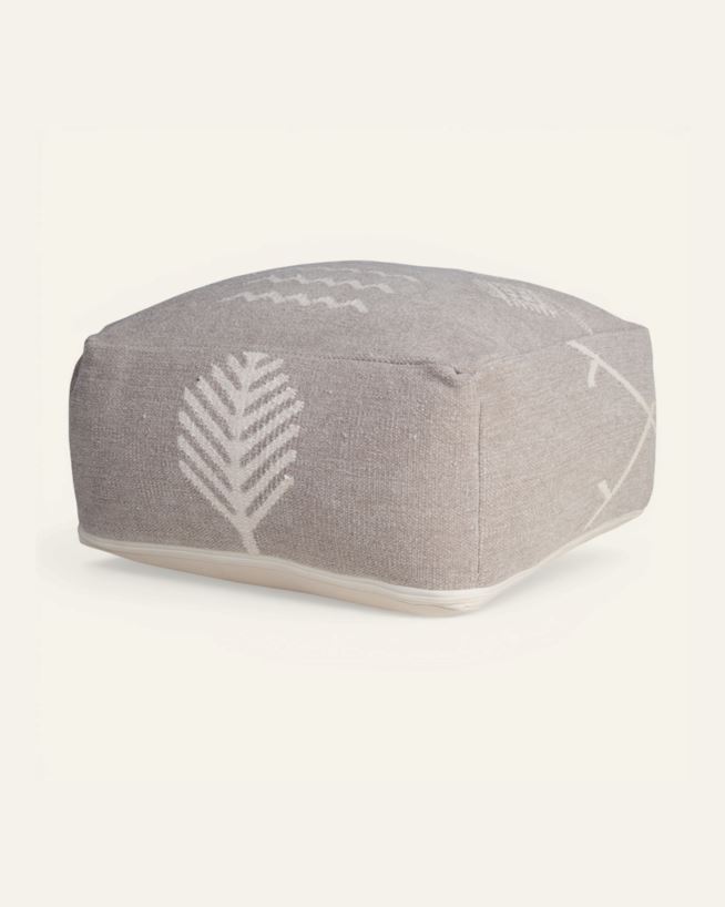 Puff mörk sand - 25x50x50 cm mörk sand - 1