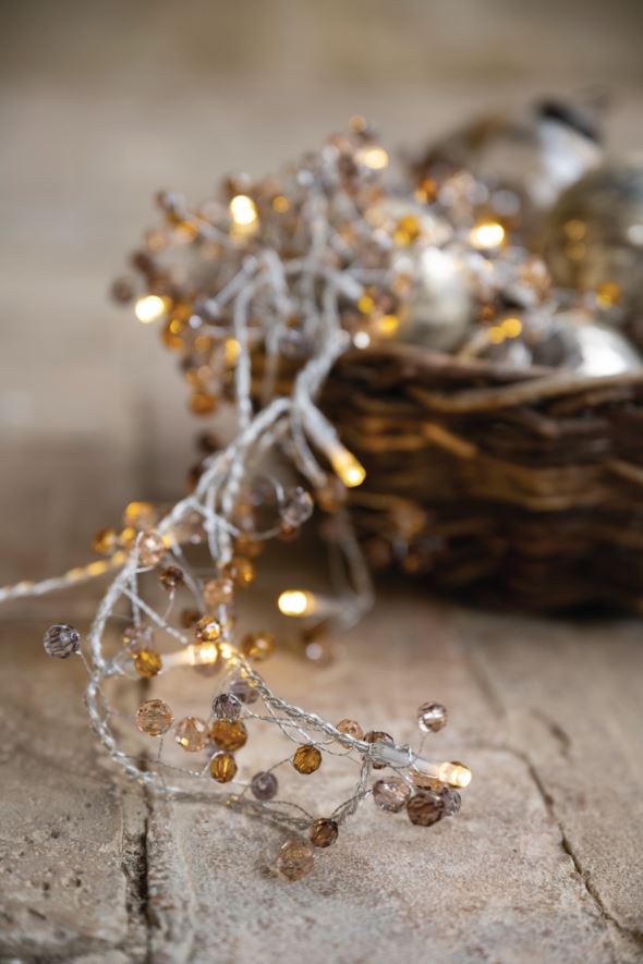 Led-ljusslinga champagne - 2