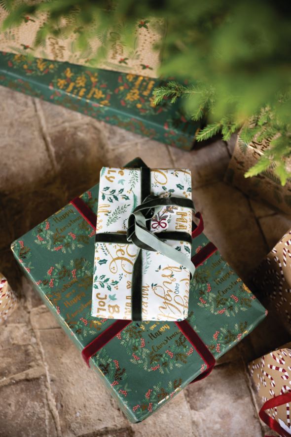 Presentsnöre grön - 4