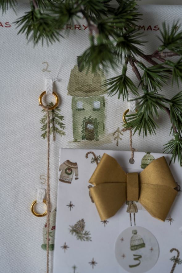 Presentdekoration guld - 2