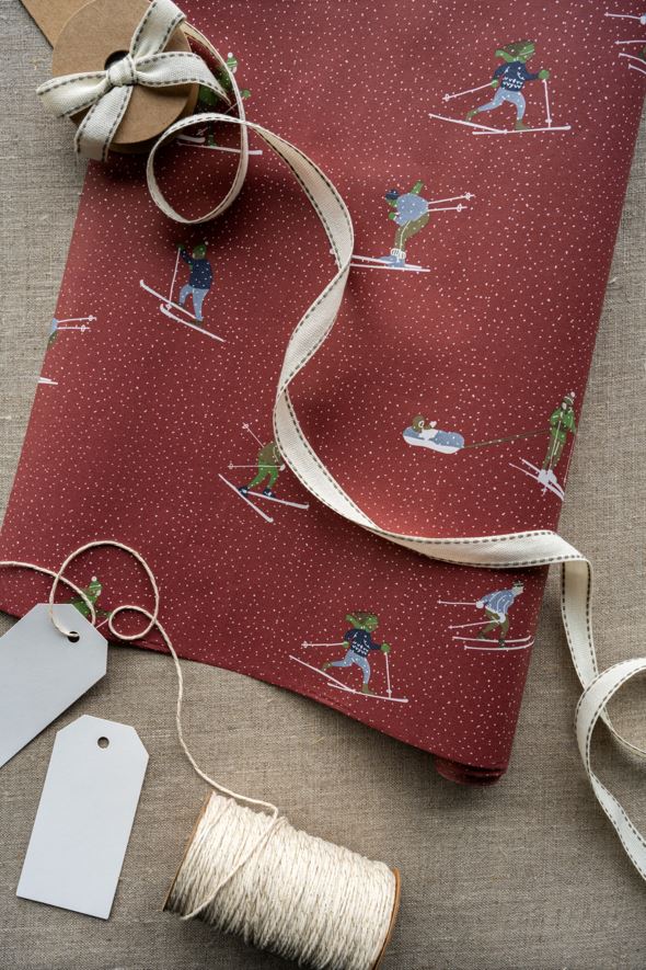 Presentsnöre multi/vit - 3