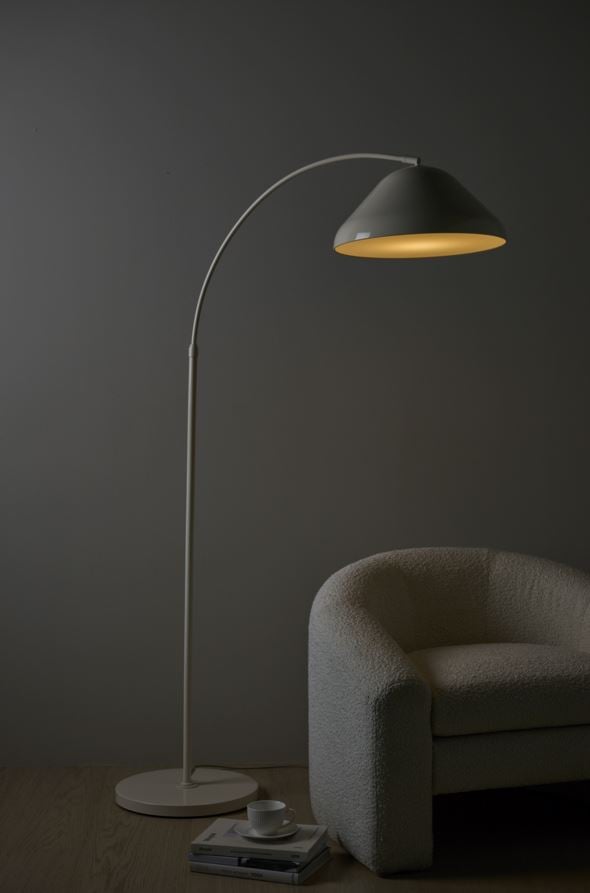 Golvlampa creme - 3