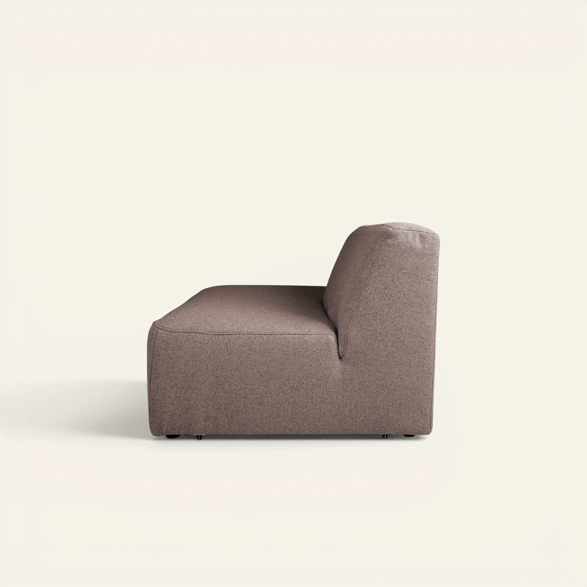 Modul 1,5-sits utan armstöd brun - 2