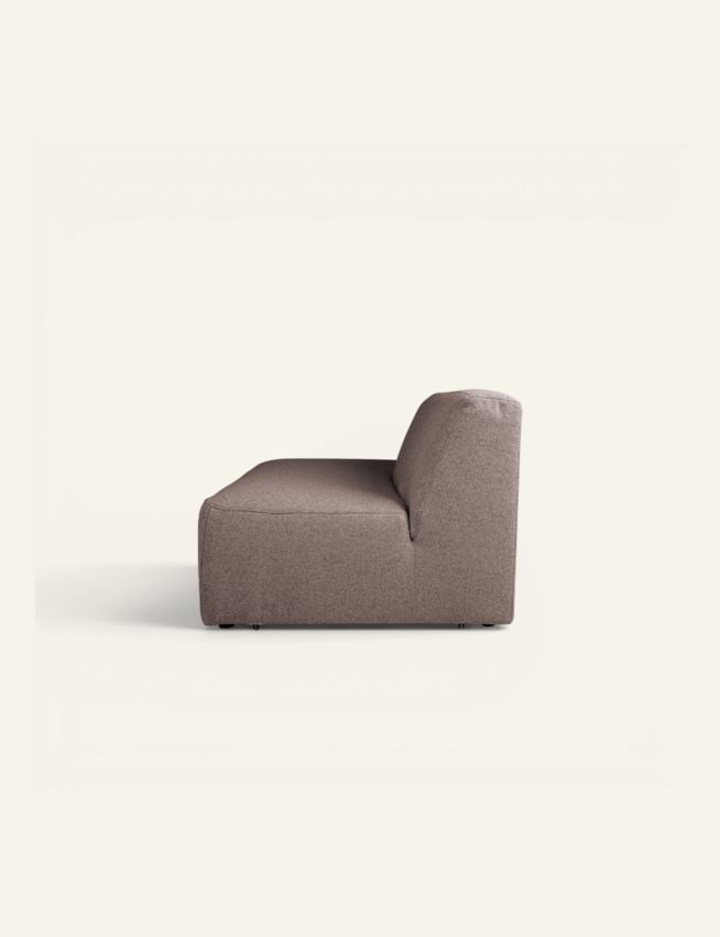 Modul 1,5-sits utan armstöd brun - 2