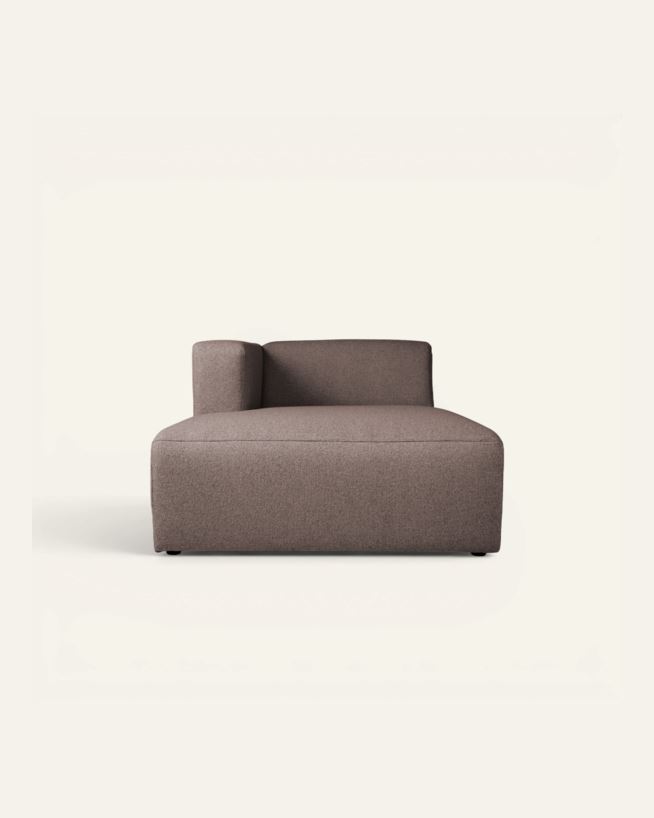 Modul schäslong vänster brun - 154x114x73 cm brun - 1