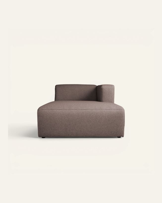 Modul schäslong höger brun - 154x114x73 cm brun - 1