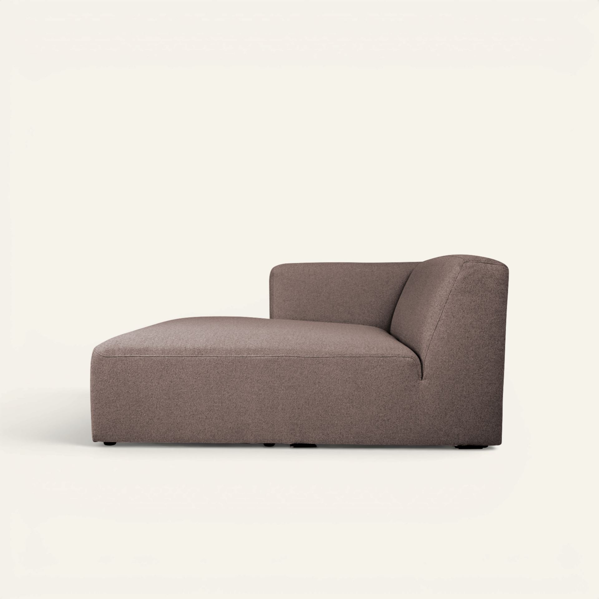 Modul schäslong vänster brun - 2
