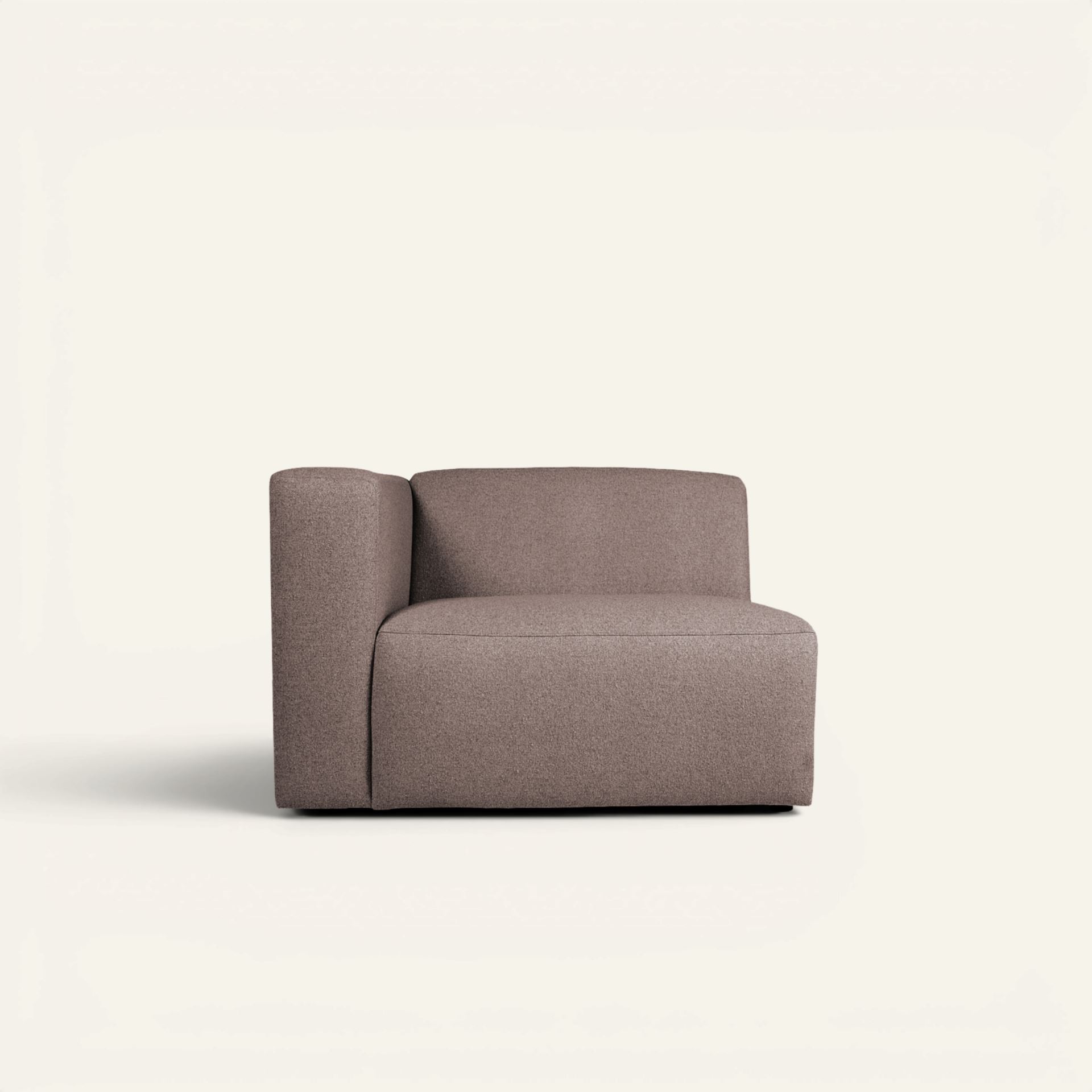 Modul 1,5-sits med vänster armstöd brun - 110x93x73 cm brun - 1