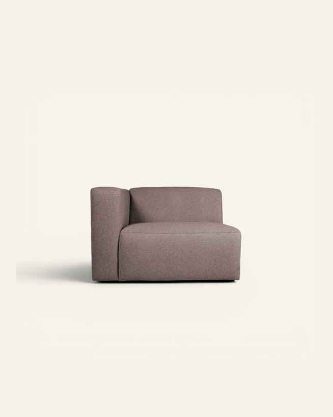 Modul 1,5-sits med vänster armstöd brun - 110x93x73 cm brun - 1