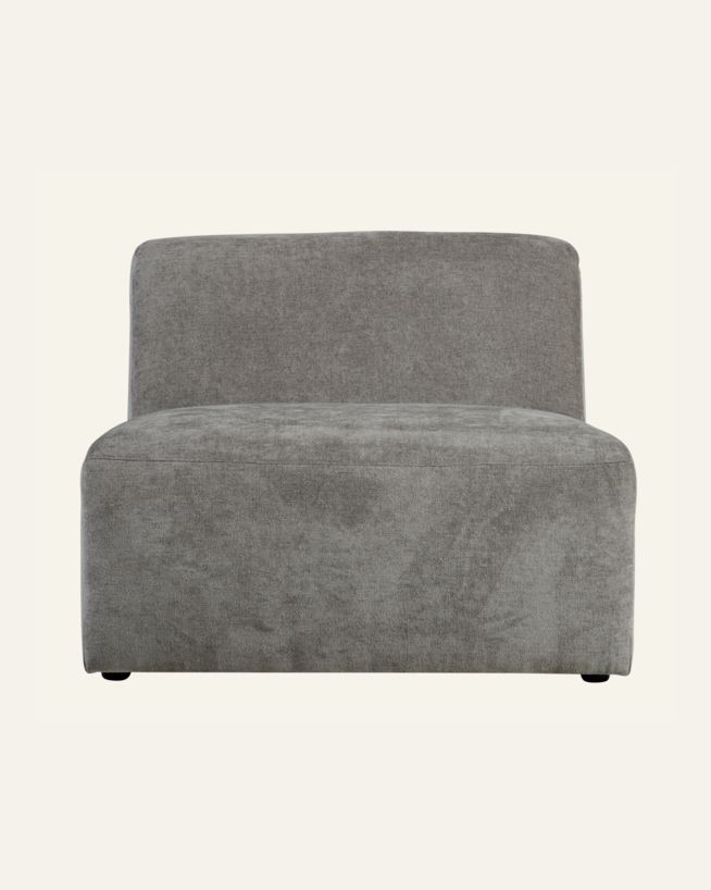 Modul 1,5-sits utan armstöd grå - 90x93x73 cm grå - 1