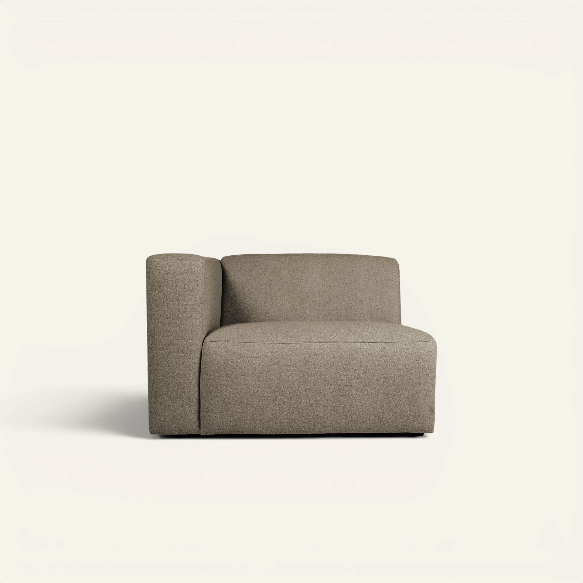 Modulsoffa 2 delar schäslong vänster brun - 2