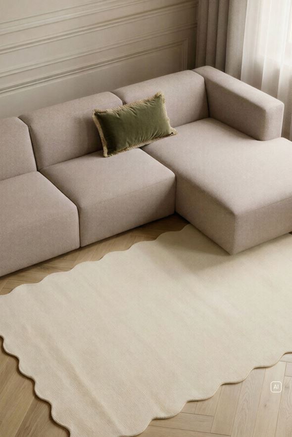 Modul 1,5-sits utan armstöd beige - 3