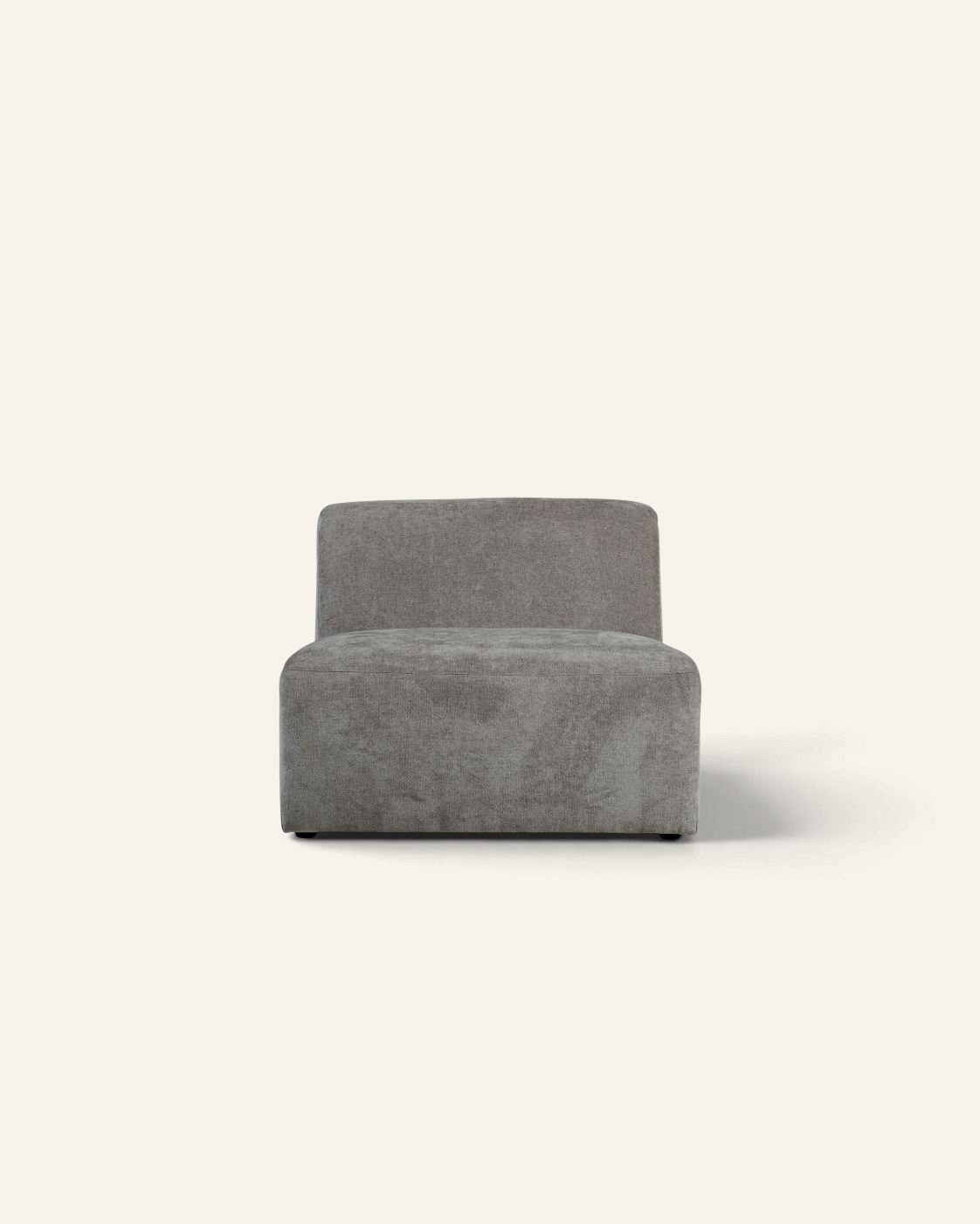 Modul 1,5-sits utan armstöd grå - 90x93x73 cm grå - 1