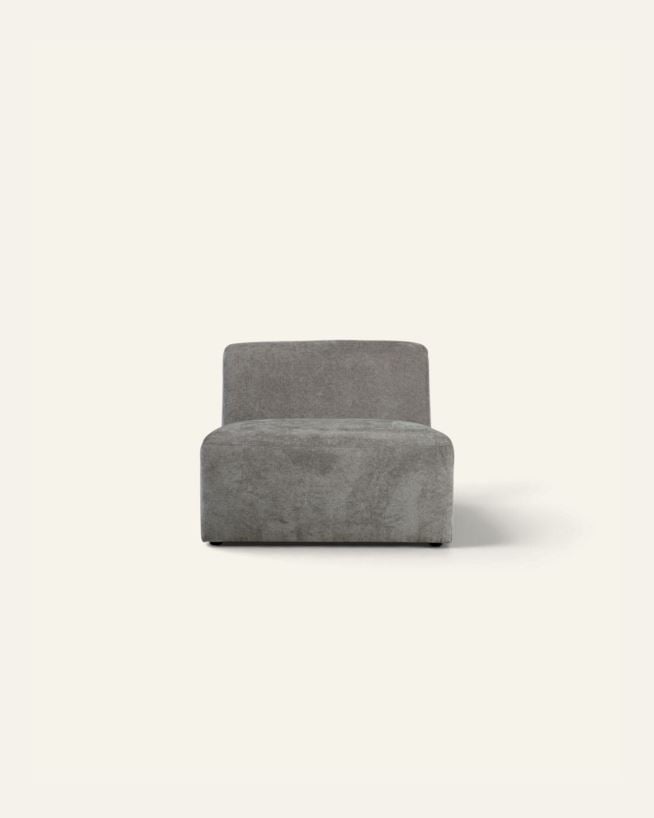 Modul 1,5-sits utan armstöd grå - 90x93x73 cm grå - 1