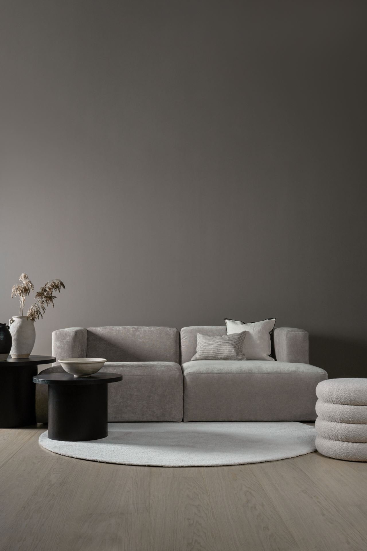 Modulsoffa schäslong höger grå - 7