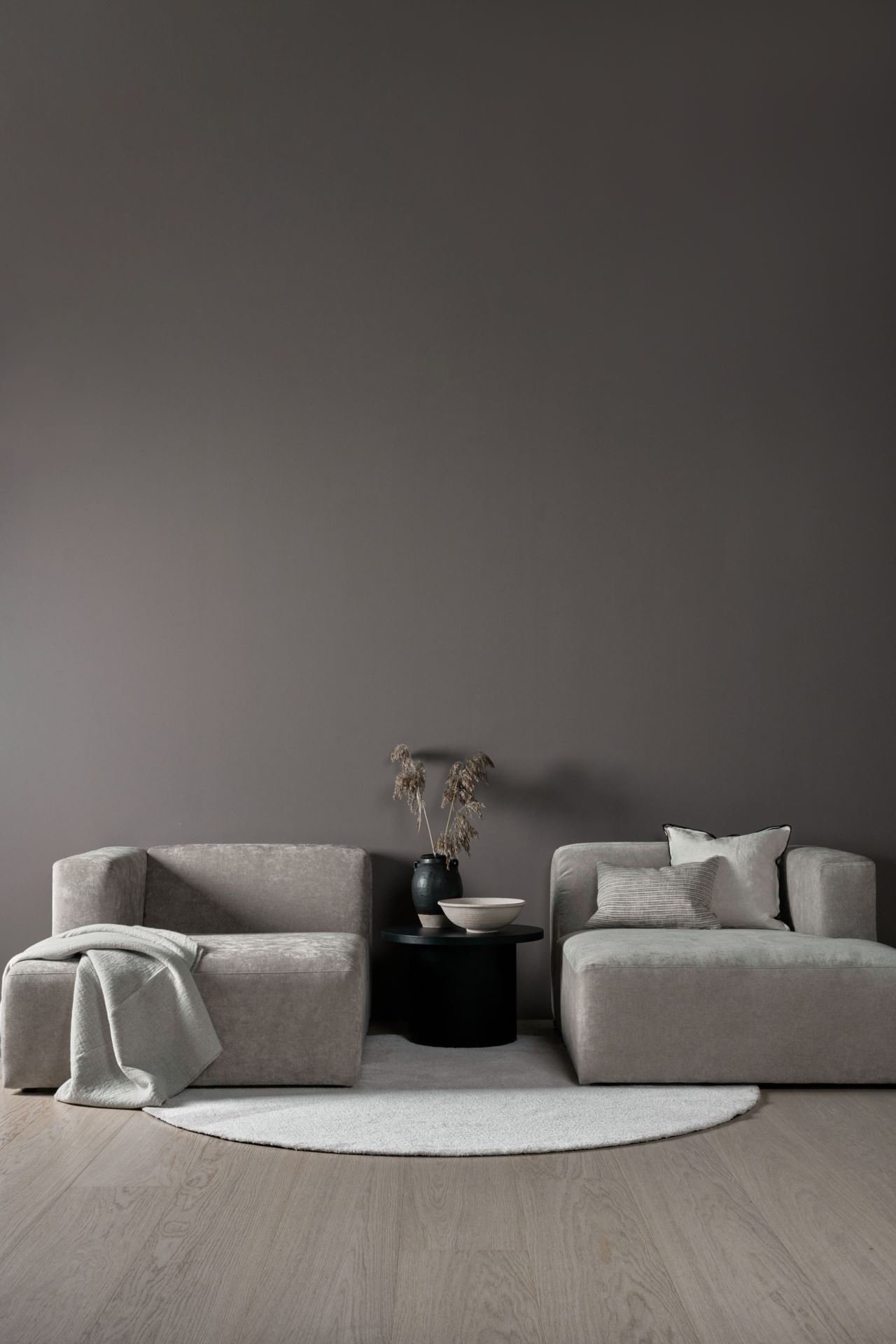 Modulsoffa schäslong höger grå - 8