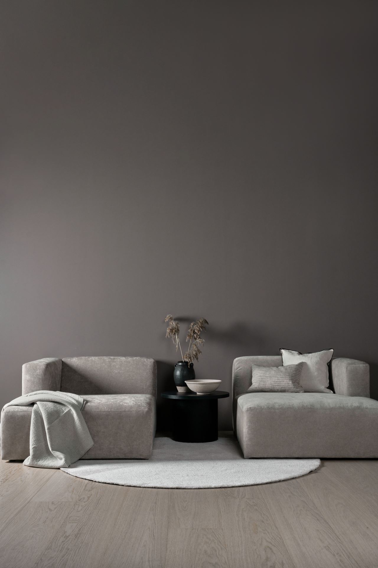 Modulsoffa schäslong höger grå - 8