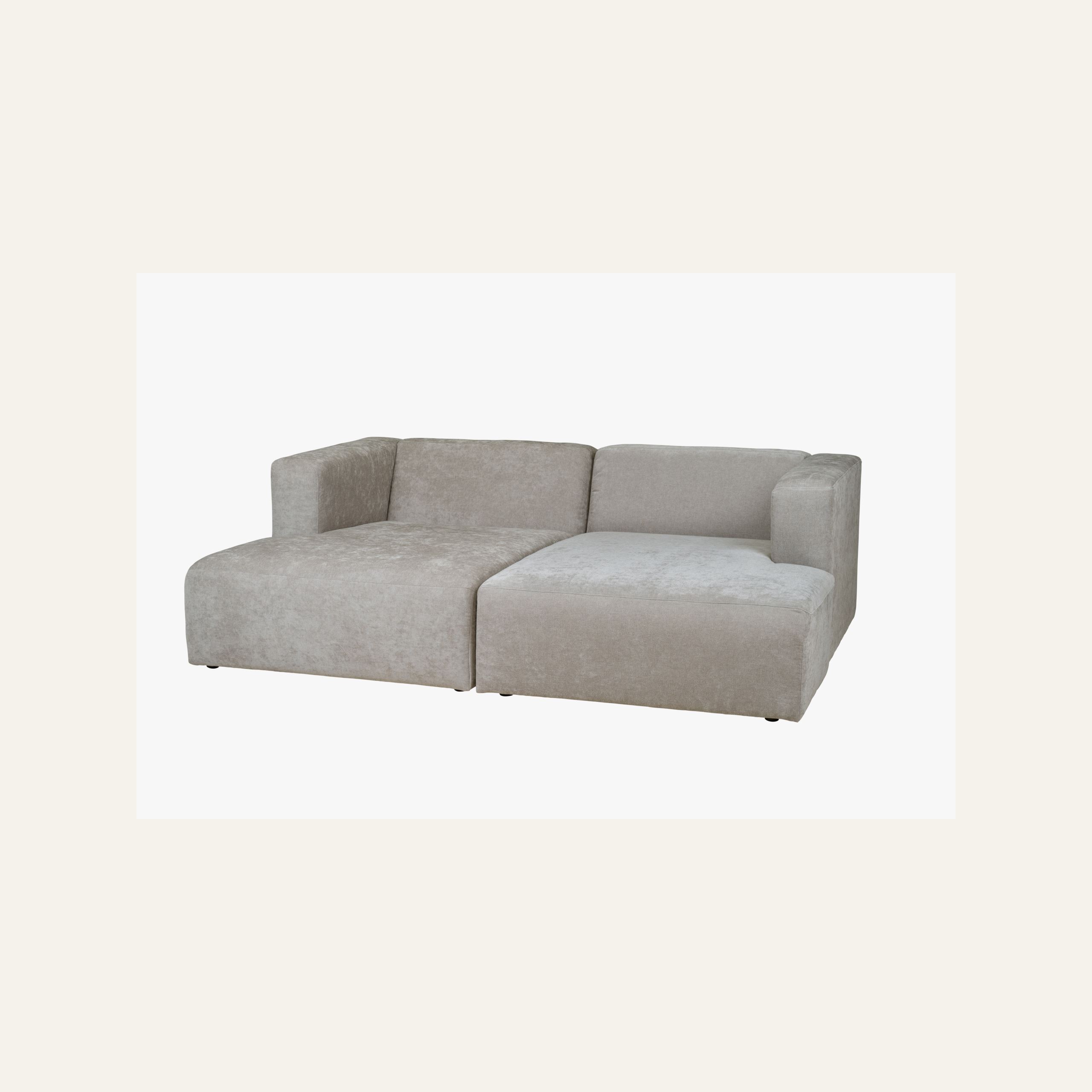 Modulsoffa schäslong höger grå - 4