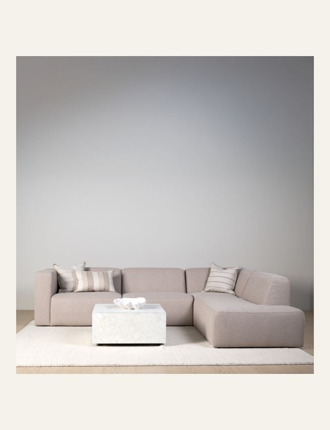 Modul 1,5-sits utan armstöd beige - 9