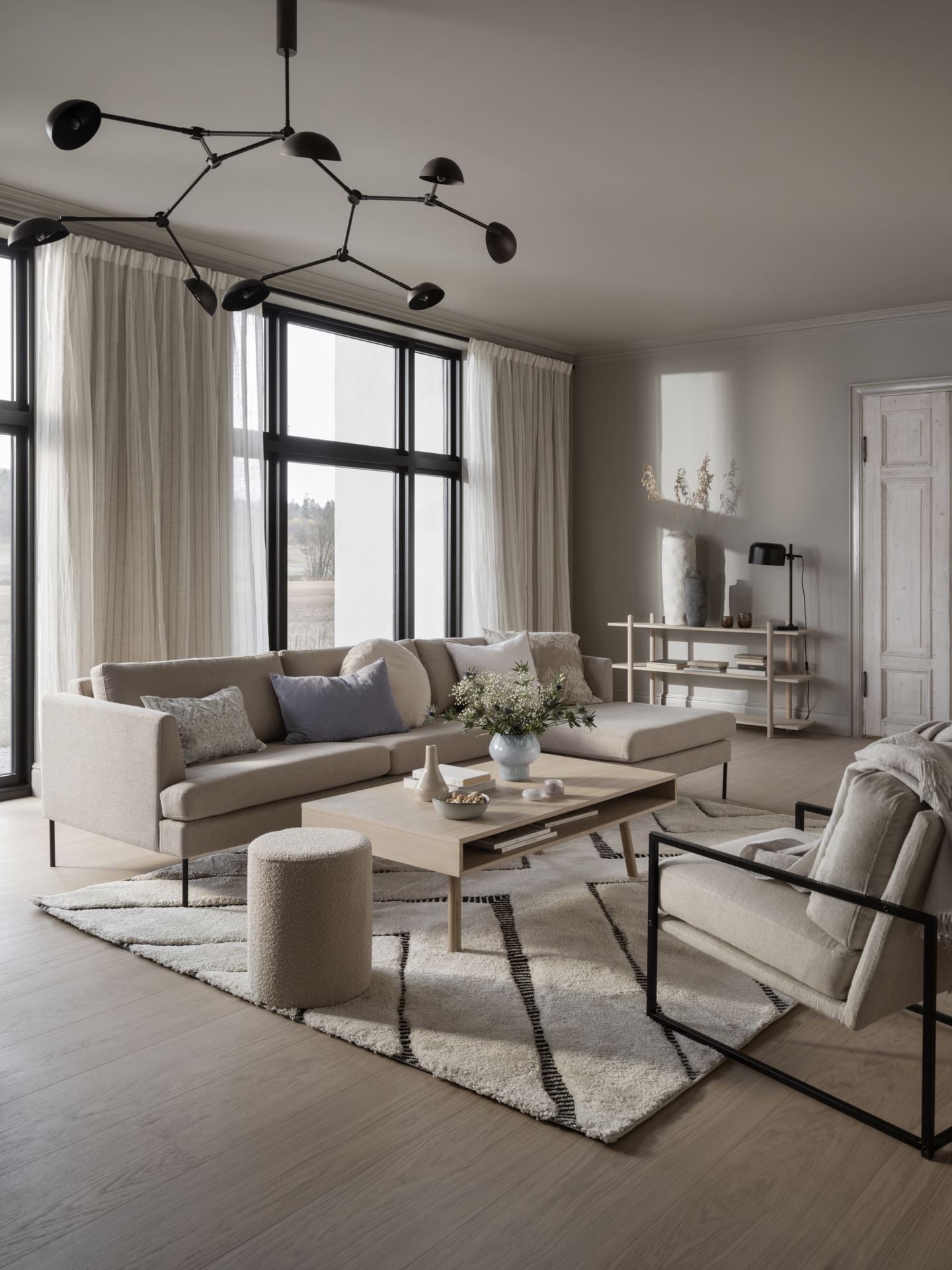 Soffbord hög modell natur - 2