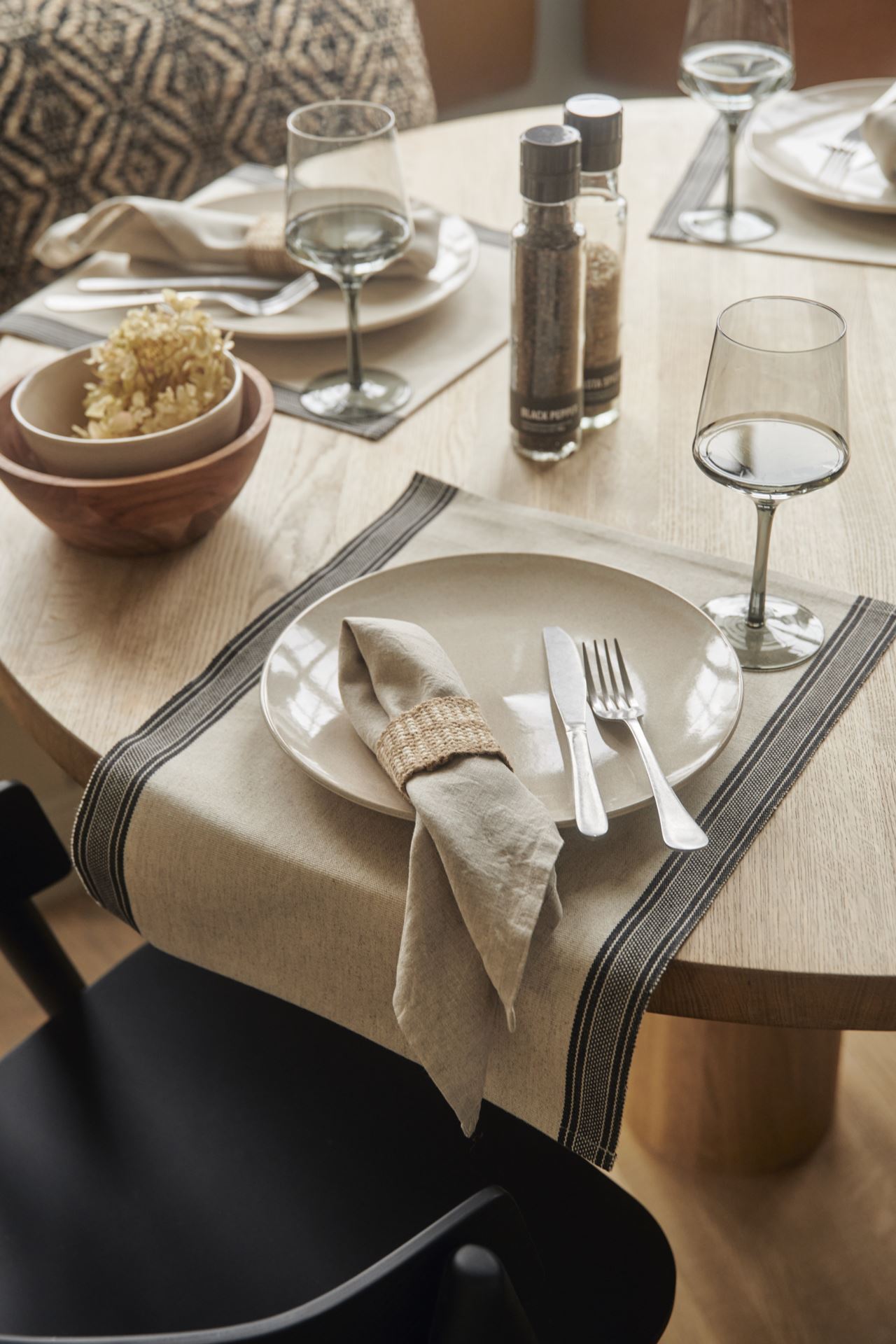 Linneservett  natur - 6