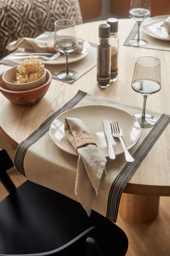 Linneservett natur - 6