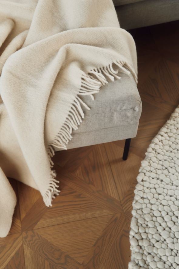 Ullpläd offwhite - 7