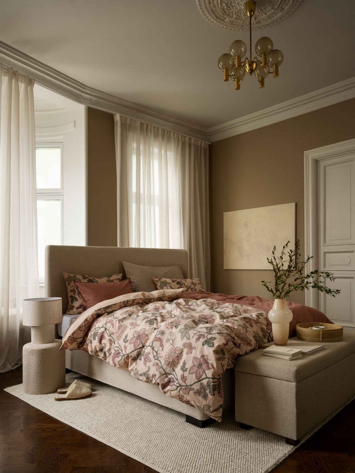 Bordslampa beige - 3