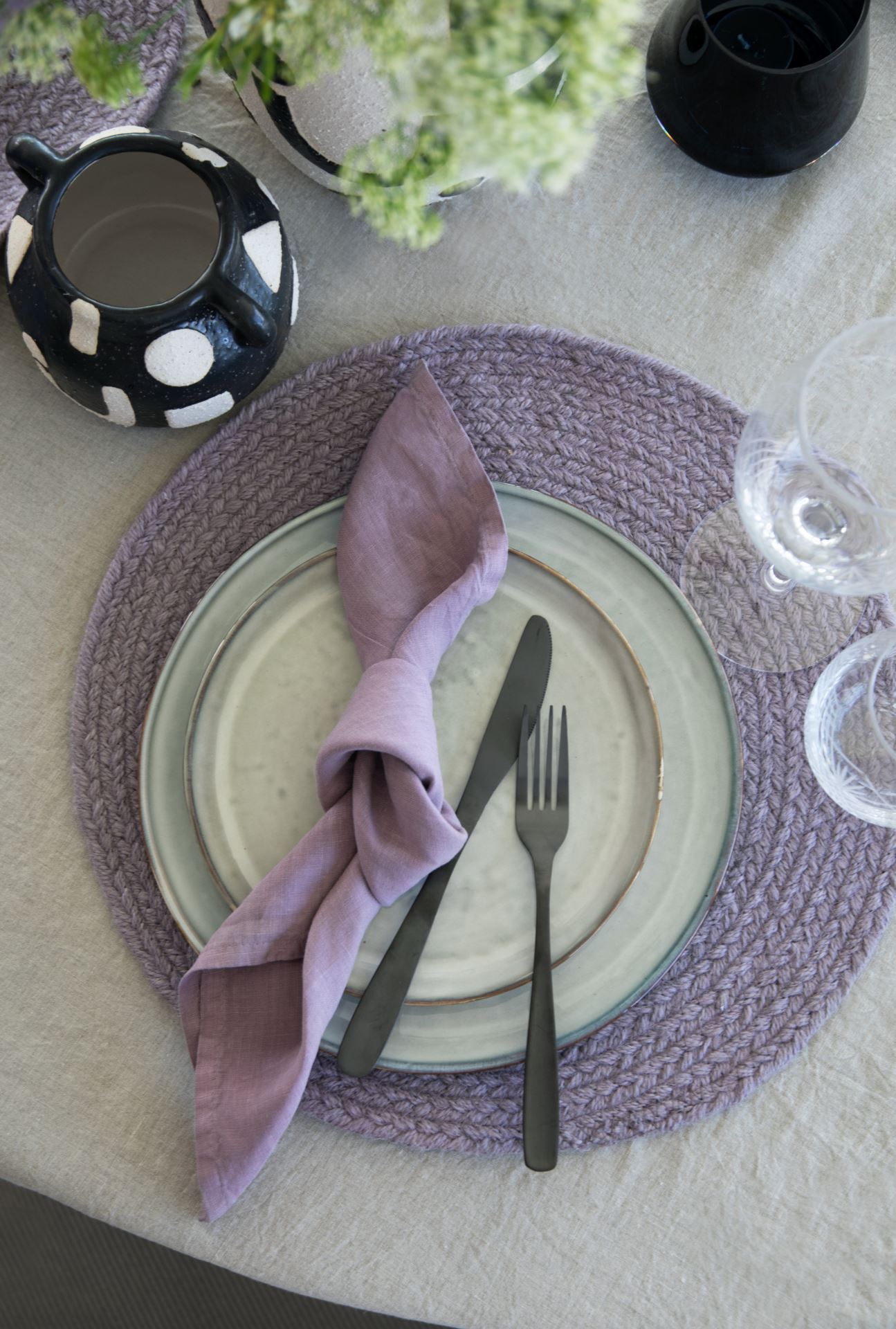 Middagstallrik grå - 2