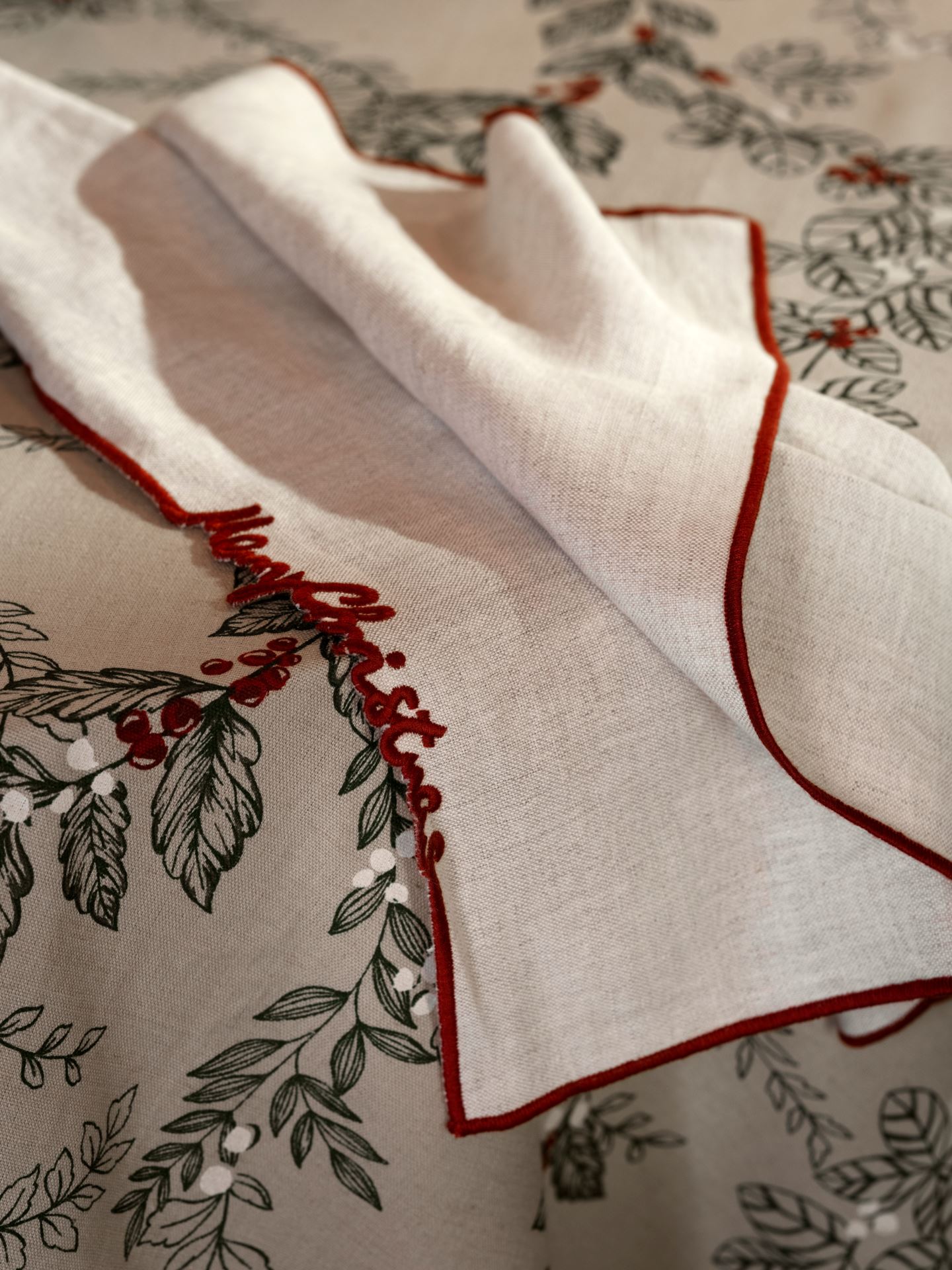 2-pack tygservetter natur - 45x45 cm natur - 1