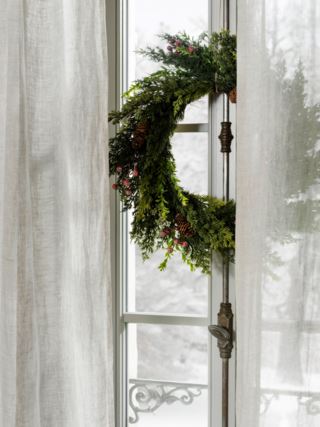 Berry needle krans multi/grön