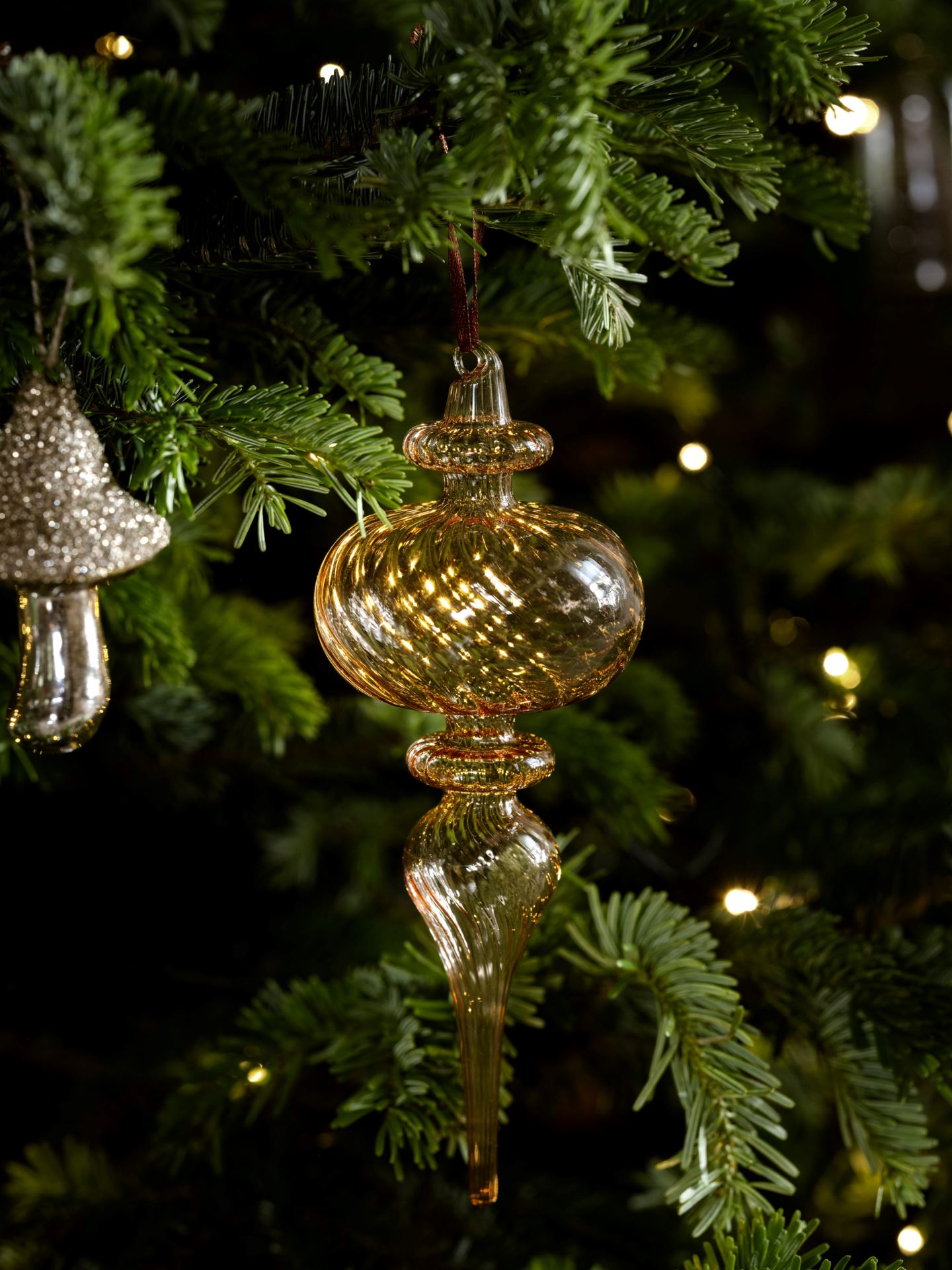 Julgransdekoration ljusbrun - 3