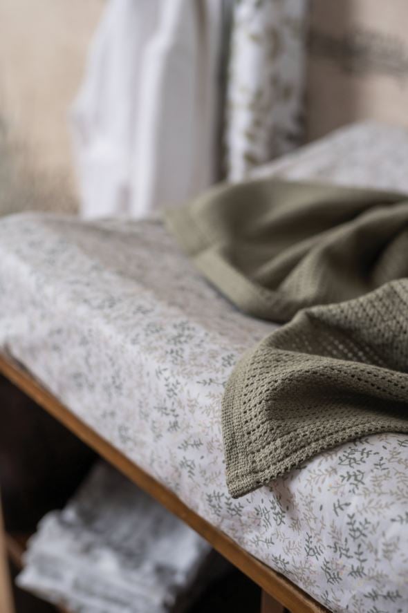 Babypläd lindblomsgrön - 5