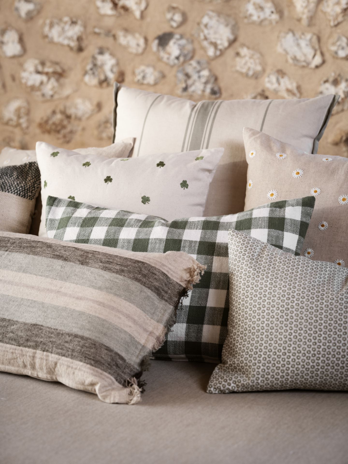 Prydnadskudde grön - 2