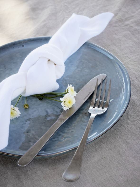 Middagstallrik blå - 4