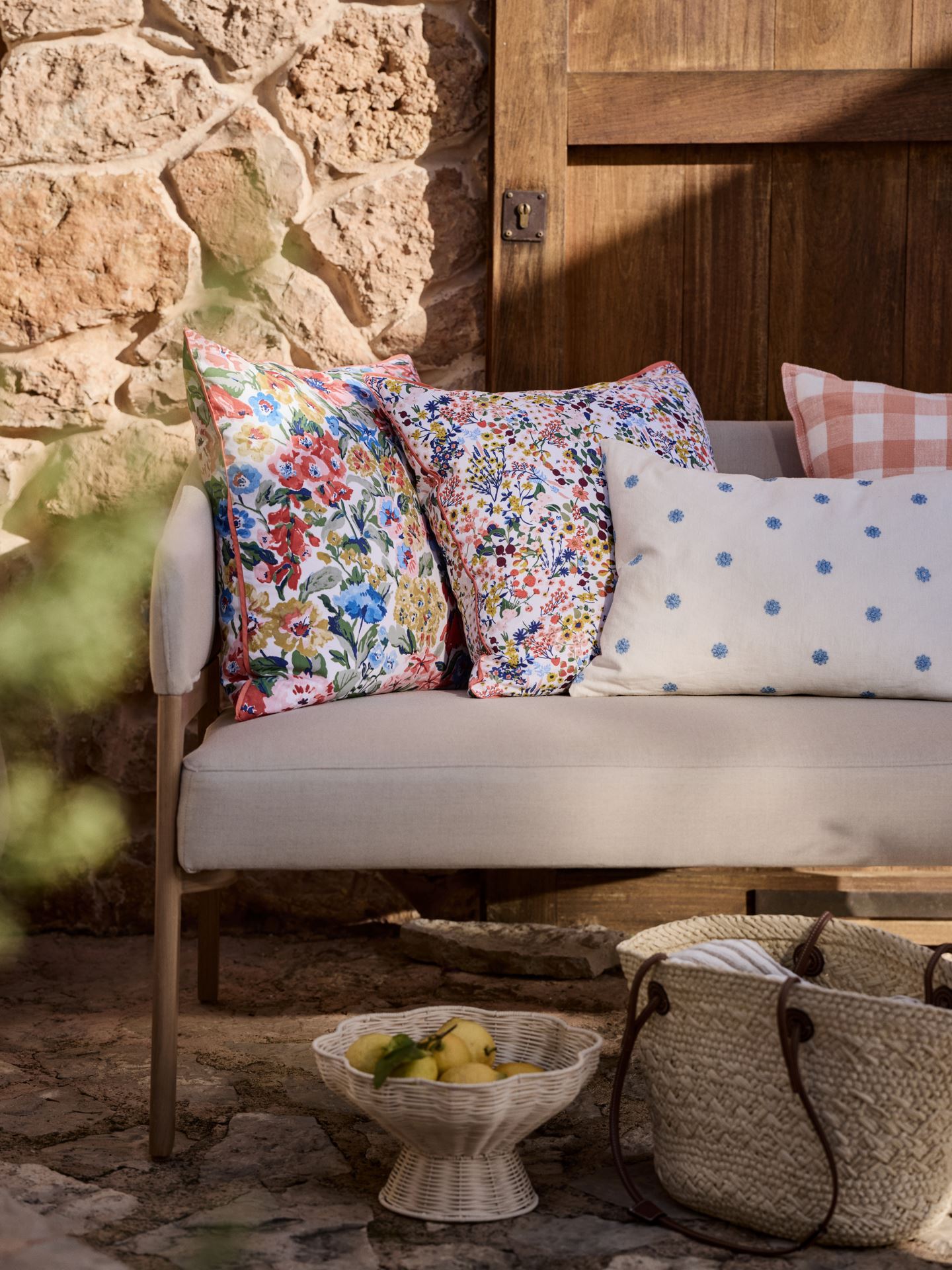 Prydnadskudde blå - 2