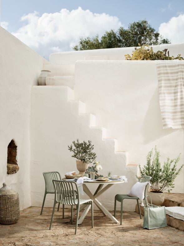 Trädgårdsbord offwhite - 4