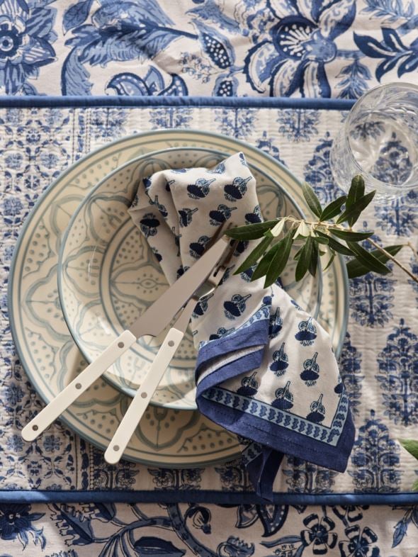 2-pack tygservetter blå - 2