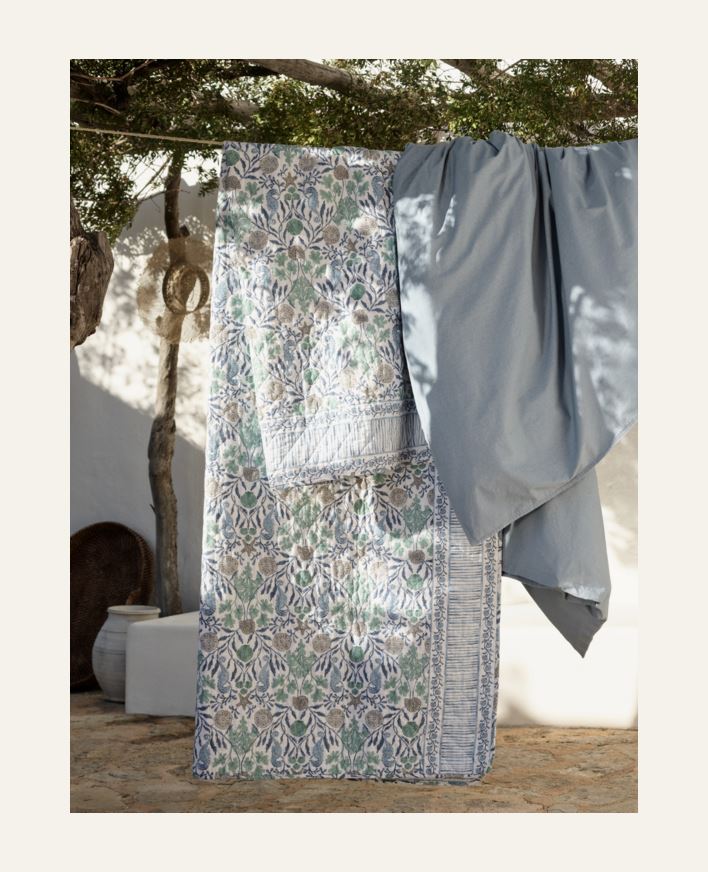 Överkast multi/blå - 150x240 cm multi/blå - 1