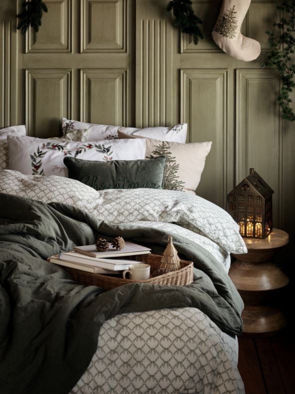Julstrumpa beige - 2